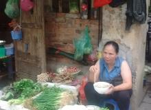 What’s pho breakfast? Noodle bowls with beef, fresh greens and broth, known as pho bo, are popular in Hanoi.