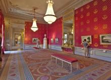 Hiding in a distant wing of Vienna's crowded Hofburg Palace, the Albertina Museum's 19th-century state rooms are usually empty. Photo by Dominic Arizona Bonuccelli