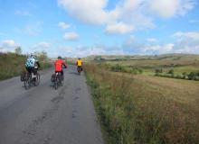 Heading north toward Sighișoara, Romania. Photos by Fred Abeles