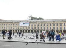 Plaza de Bolívar in Bogotá, Colombia.