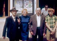 As a boy (right), I met an eyewitness (left) to the start of World War I. Photo by Rick Steves.