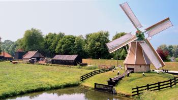 In the Netherlands, windmills helped reclaim land from the sea. Photo by Cameron Hewitt.